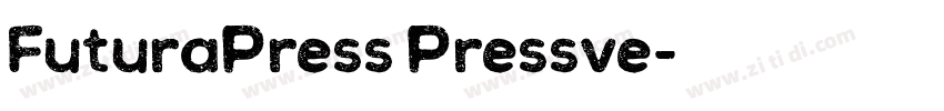 FuturaPress Pressve字体转换